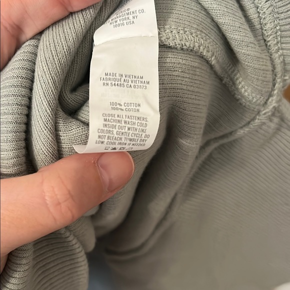 Aerie Oversized Ribbed Quarter Snap Hoodie Sz XL - Picture 5 of 6